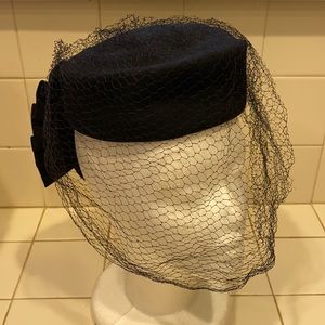 Vintage Betty Co Ed Pillbox hat for collection